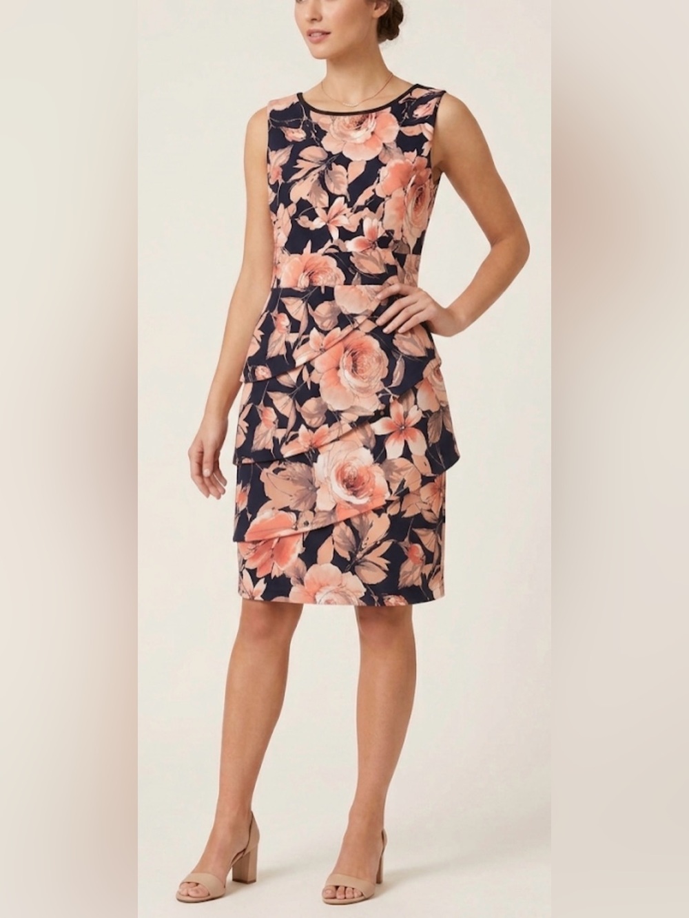 NWT Connected Apparel Floral Dress, Size 6P